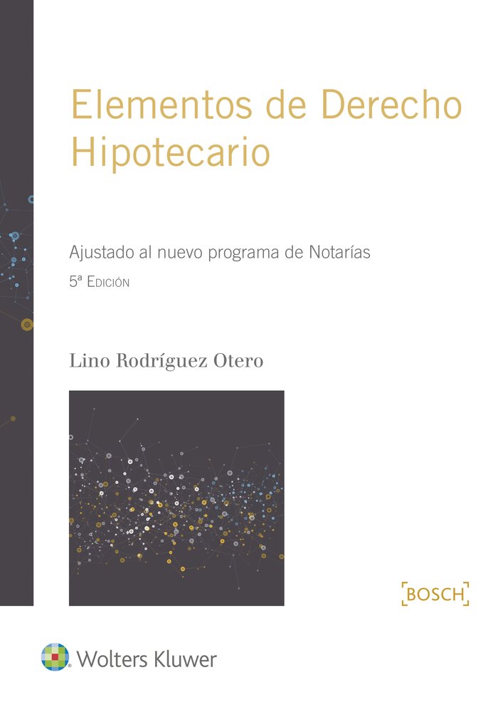 Elementos de derecho hipotecario (5.ª edición), de Rodríguez Otero, Lino | portada del libro