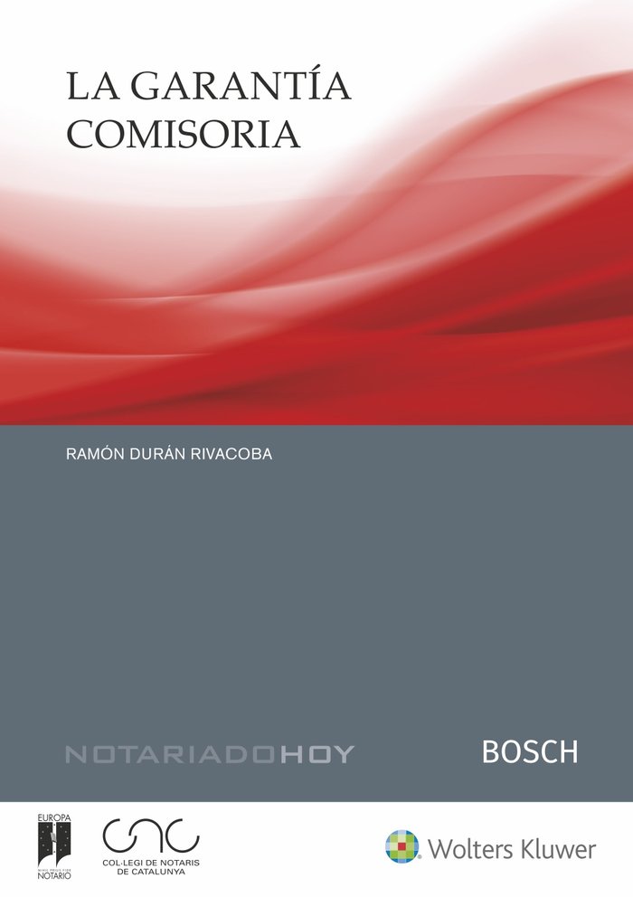 La garantía comisoria, de Durán Rivacoba, Ramón | portada del libro