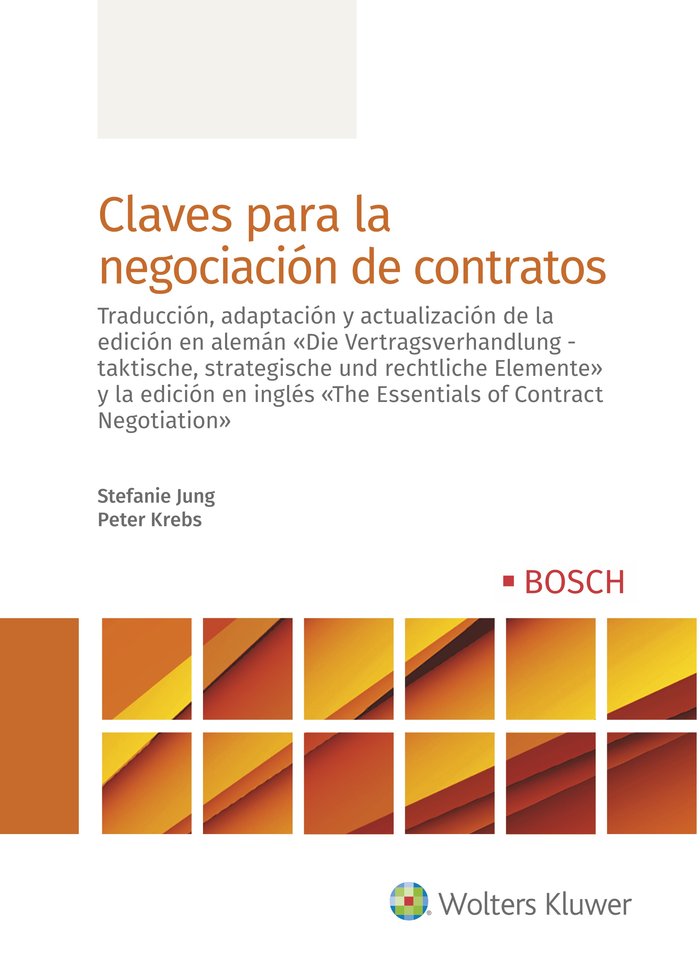 CLAVES PARA LA NEGOCIACION DE CONTRATOS, de JUNG, STEFANIE | portada del libro