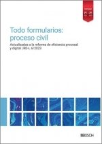 TODO FORMULARIOS: PROCESO CIVIL, de REDACCION | portada del libro