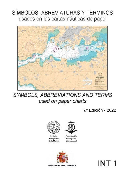 SIMBOLOS ABREVIATURAS Y TERMINOS USADOS EN LAS CARTAS NAUTI | portada del libro