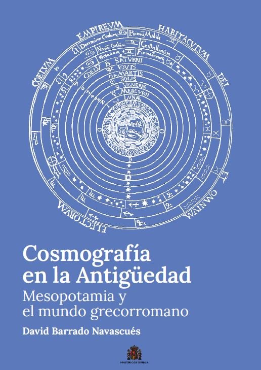 COSMOGRAFIA EN LA ANTIGUEDAD, de BARRADO NAVASCUES | portada del libro