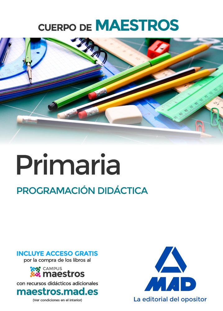 Cuerpo de Maestros Primaria. Programación Didáctica, de Varios autores | portada del libro