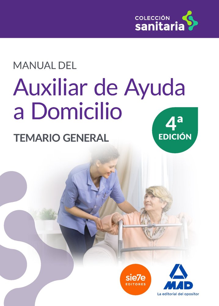 Manual del Auxiliar de Ayuda a Domicilio. Temario general, de JUNQUERA VELASCO | portada del libro