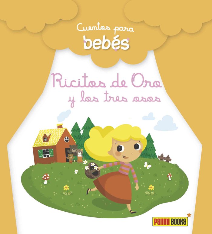 CUENTOS PARA BEBÉS, RICITOS DE ORO Y LOS TRES OSOS, de PANINI | portada del libro