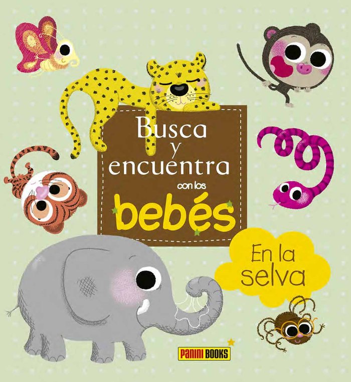 BUSCA Y ENCUENTRA, EN LA SELVA, de PANINI | portada del libro