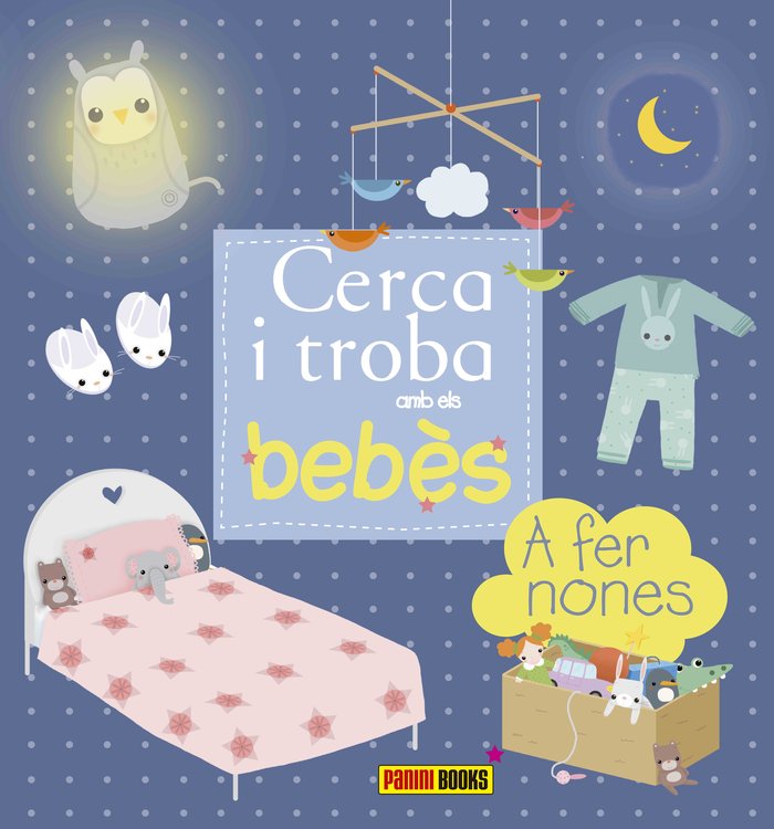 Cerca i troba amb els bebès, A fer nones! | portada del libro
