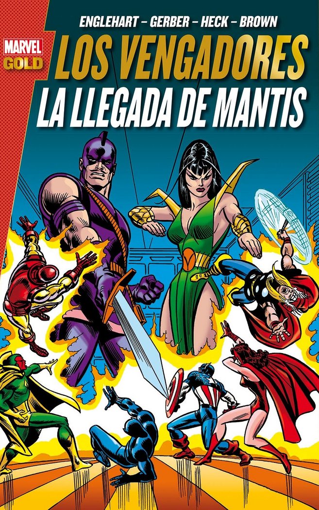 LOS VENGADORES LA LLEGADA DE MANTIS, de ENGLEHART STEVE | portada del libro