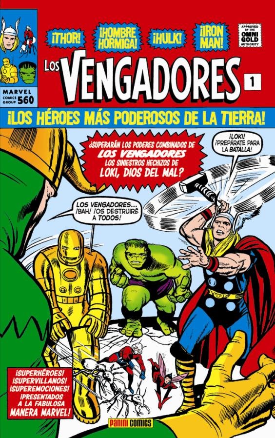 LOS VENGADORES 1, de LEE STAN | portada del libro