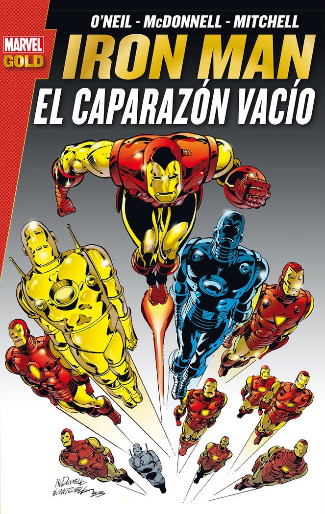 IRON MAN EL CAPARAZON VACIO, de O'NEIL DENNY#MC | portada del libro