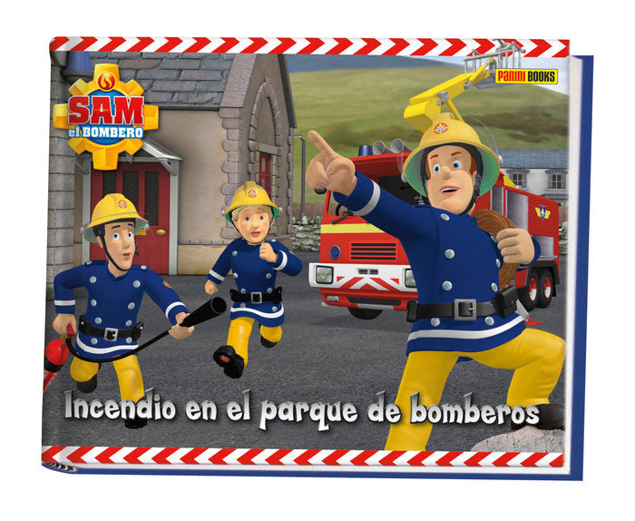 Sam el bombero. Incendio en el parque de bomberos. | portada del libro