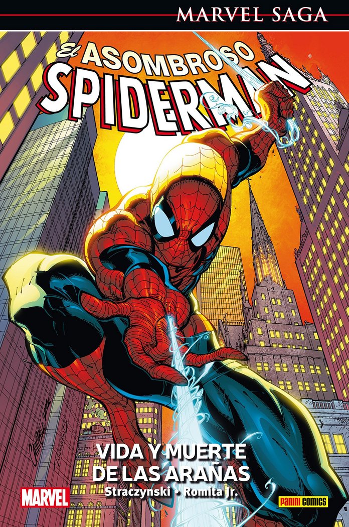 EL ASOMBROSO SPIDERMAN 3: VIDA Y MUERTE DE LAS ARAÑAS, de STRACZYNSKI | portada del libro