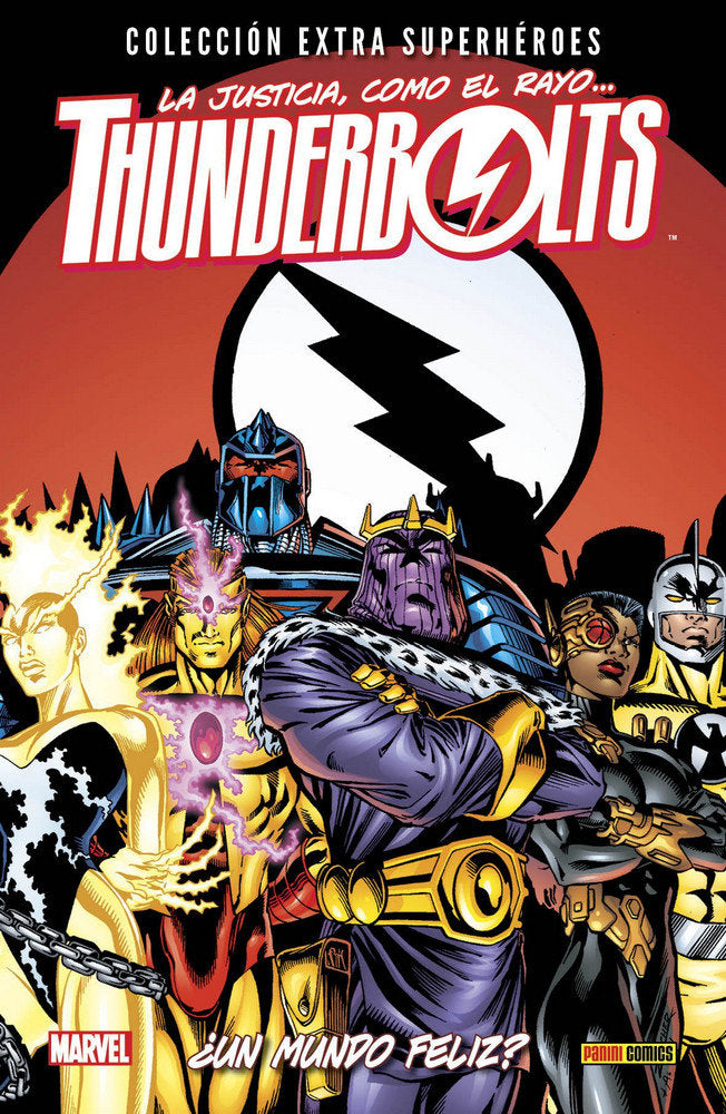 COLECCION EXTRA SUPERHEROES 63 THUNDERBOLTS UN MUNDO FELIZ, de AA.VV. | portada del libro