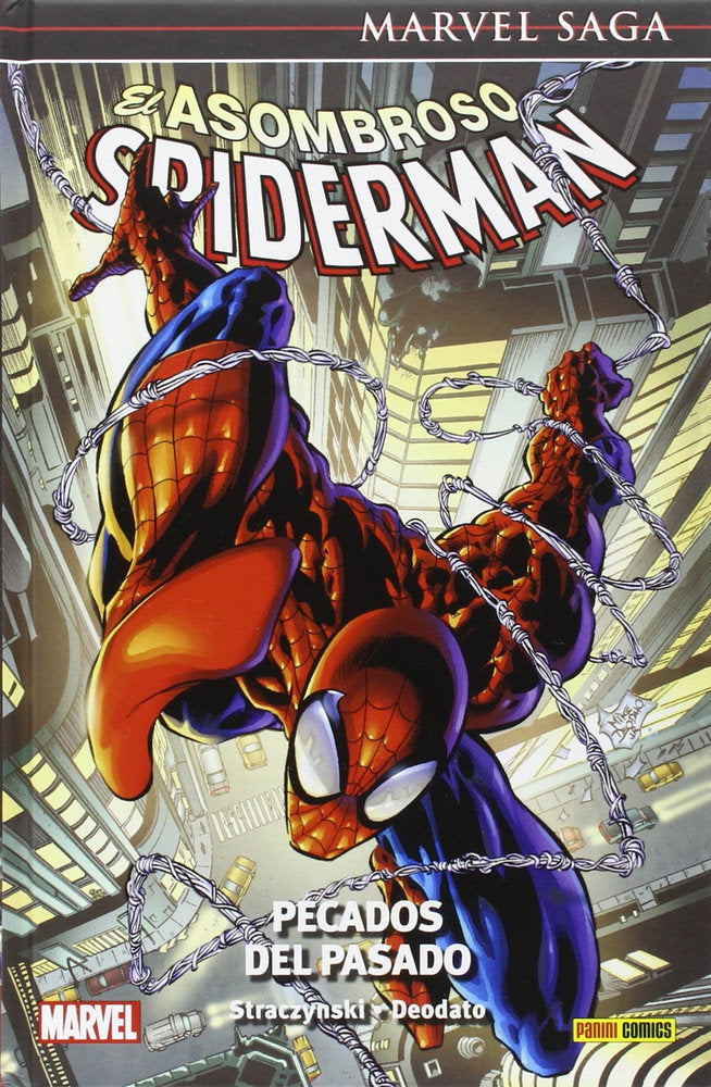 Marvel saga 18. el asombroso spiderman 6, de JOE MICHAEL STRACZYNSKI | portada del libro