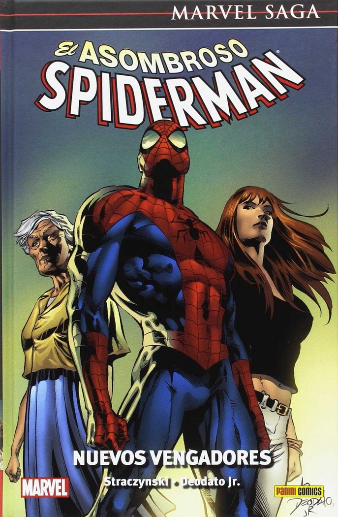 EL ASOMBROSO SPIDERMAN 8: NUEVOS VENGADORES, de STRACZYNSKI | portada del libro