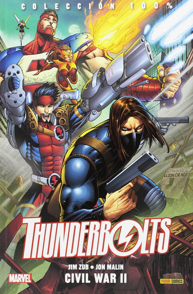 THUNDERBOLTS 1 CIVIL WAR II, de JIM ZUB | portada del libro