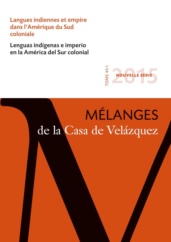 Langues indiennes et empire dans l'Amérique du Sud coloniale, de Varios autores | portada del libro