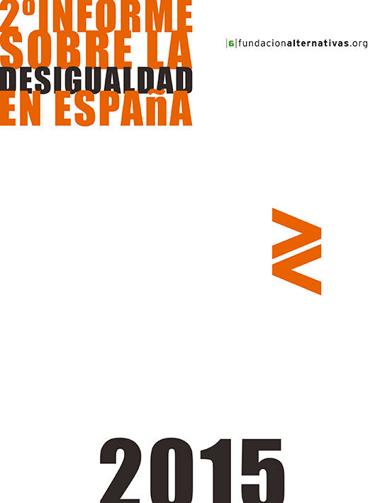 2º Informe sobra la desigualdad en España 2015, de FUNDACIóN ALTERNATIVAS | portada del libro