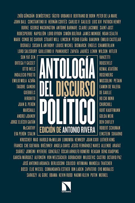Antología del discurso político, de ANTONIO RIVERA | portada del libro