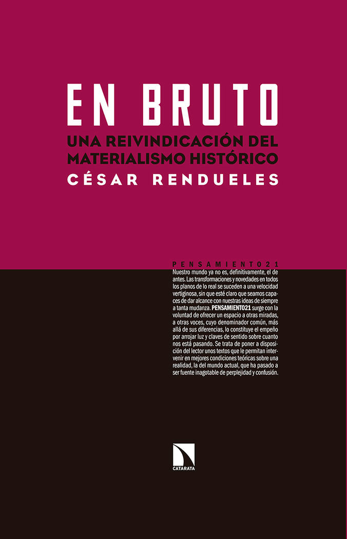 En bruto, de Rendueles Menéndez de Llano, César | portada del libro