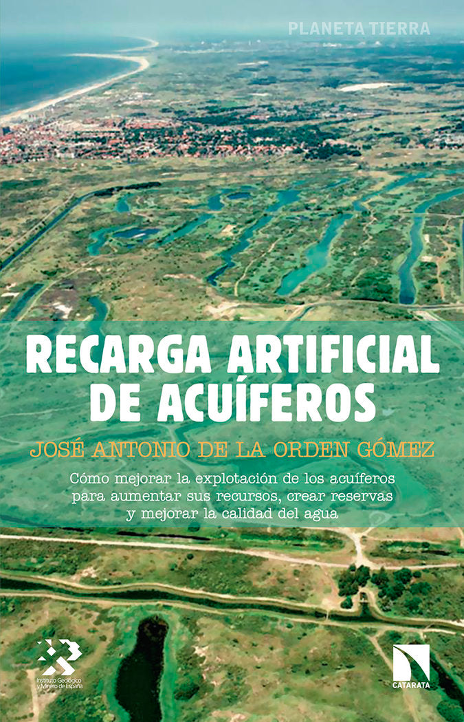 Recarga artificial de acuíferos, de de la Orden Gómez, José Antonio | portada del libro