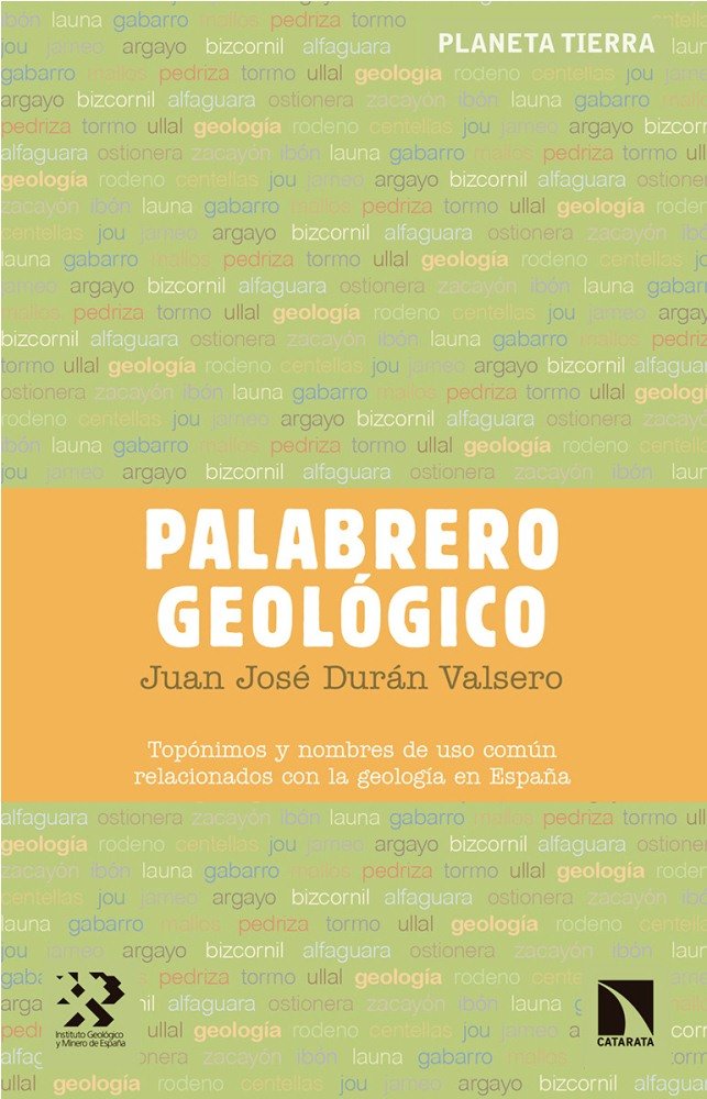 Palabrero geológico, de Durán Valsero, Juan José | portada del libro