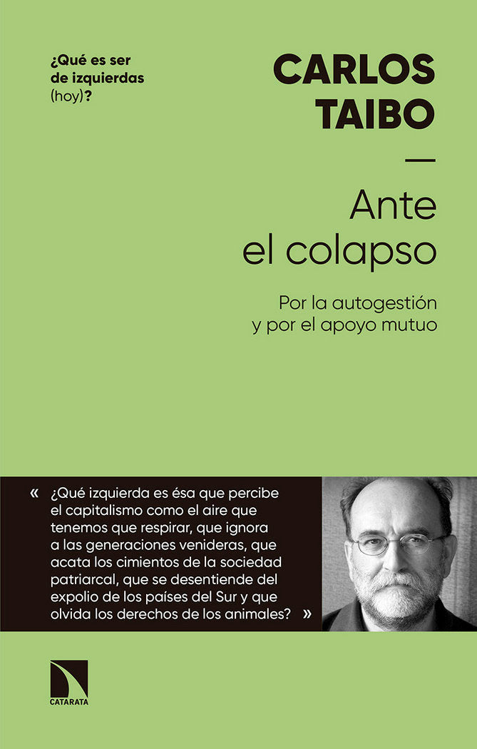 Ante el colapso, de Taibo Arias, Carlos | portada del libro
