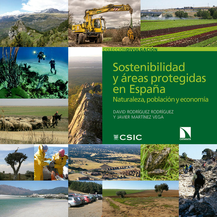Sostenibilidad y áreas protegidas en España, de Rodríguez Rodríguez, David | portada del libro