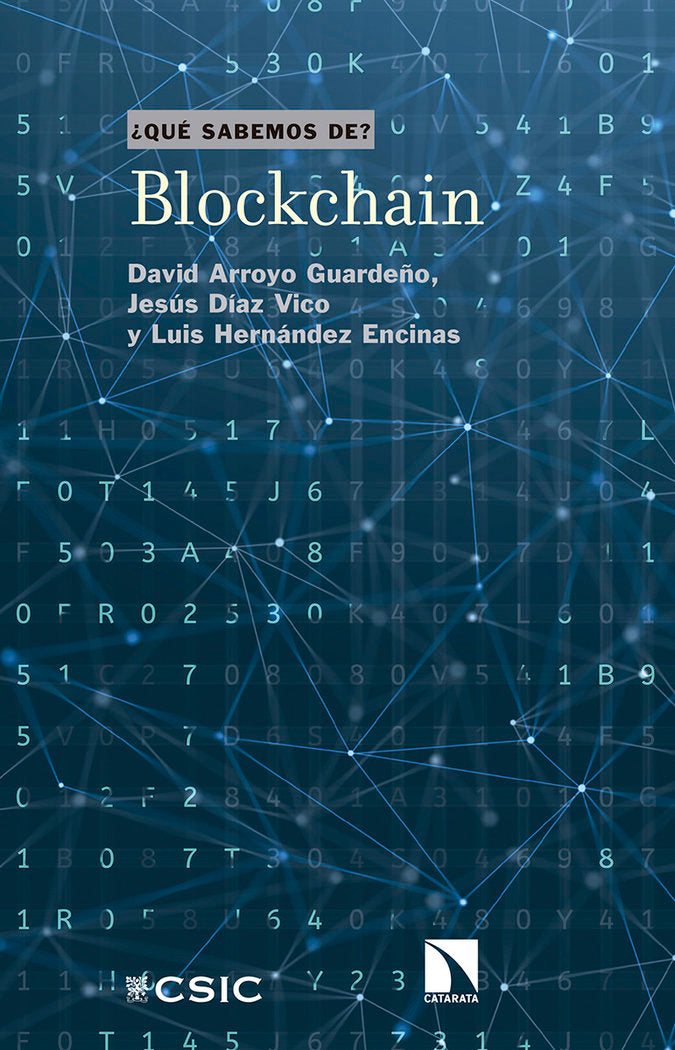 Blockchain, de Arroyo Guardeño, David | portada del libro