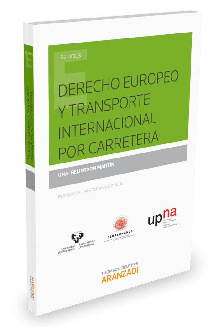Derecho europeo y transporte internacional por carretera, de Belintxon Martín | portada del libro