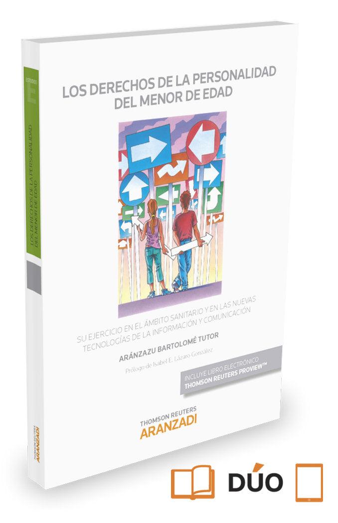 Los derechos de la personalidad del menor de edad (Papel + e-book), de Bartolomé Tutor, Aranzazu | portada del libro