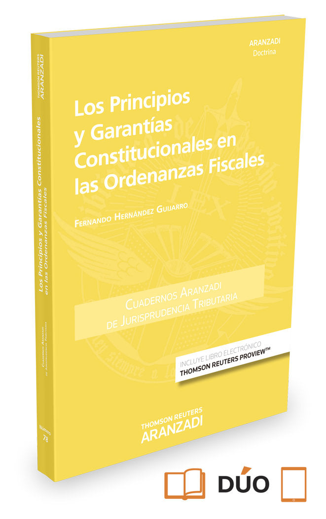 Los principios y garantías constitucionales en las ordenanzas fiscales (Papel + e-book), de Hernández Guijarro, Fernando | po