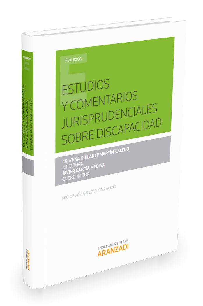 Estudios y comentarios jurisprudenciales sobre discapacidad, de García Medina, Javier | portada del libro