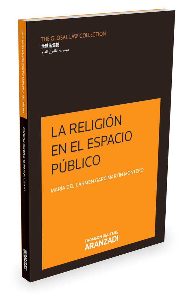 La religión en el espacio público, de Garcimartín Montero, María del Carmen | portada del libro
