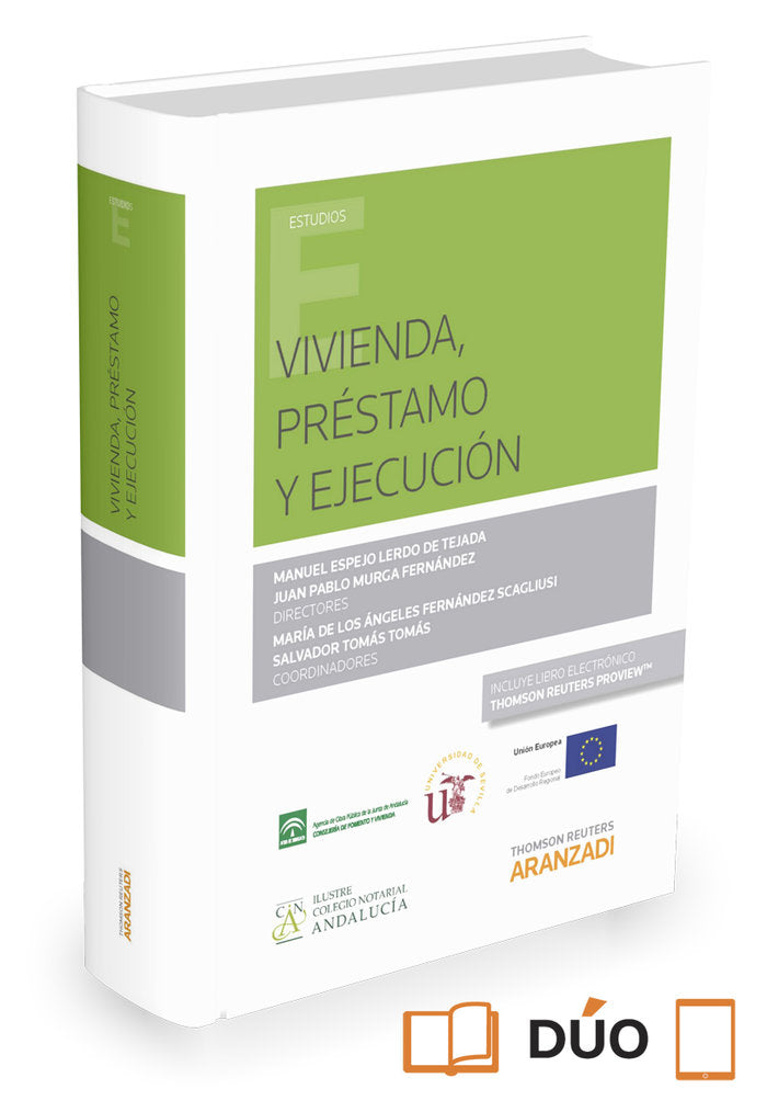 Vivienda, Préstamo y Ejecución (Papel + e-book), de Espejo Lerdo de Tejada, Manuel | portada del libro