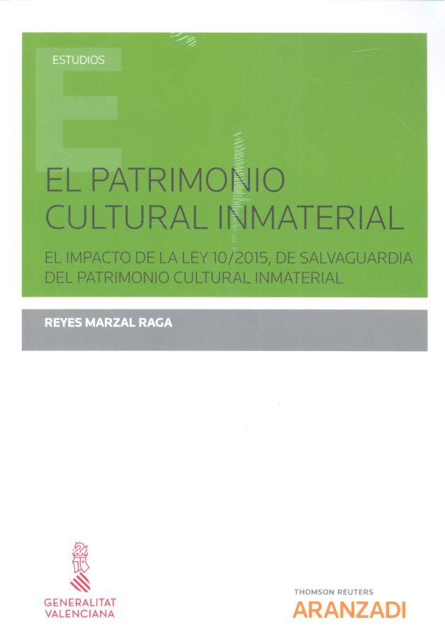 El patrimonio cultural inmaterial, de Marzal Raga, Reyes | portada del libro