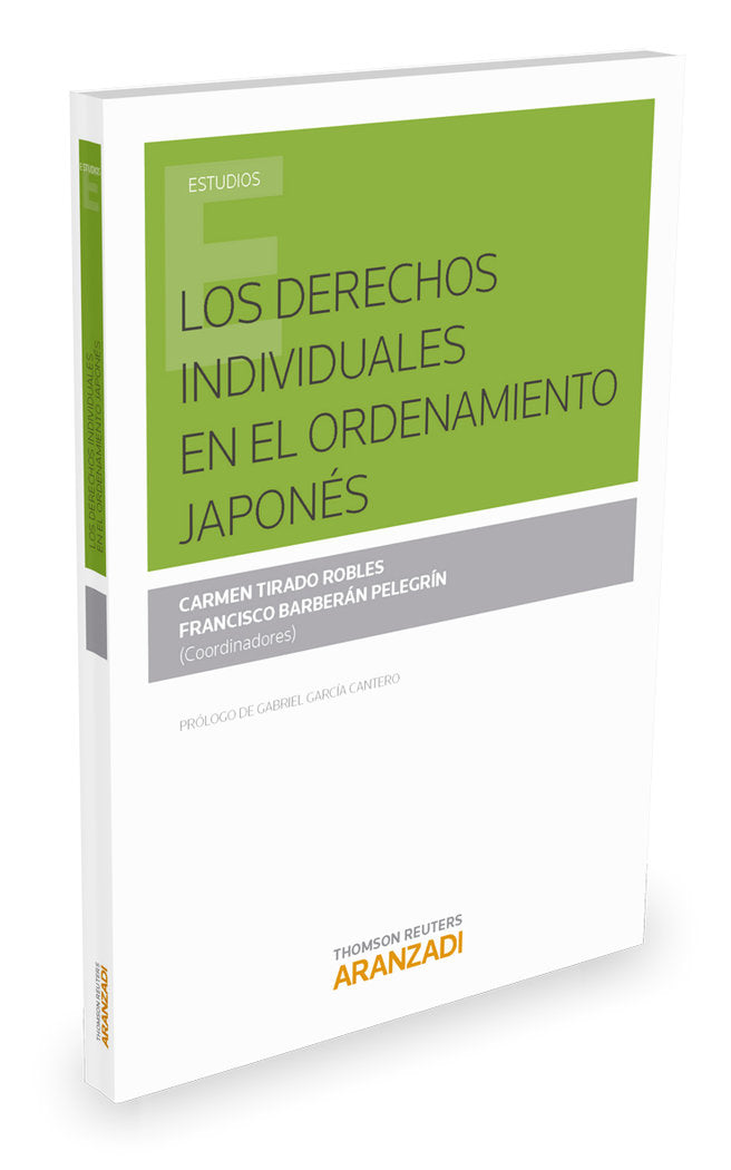 Los derechos individuales en el ordenamiento japonés, de Barberán Pelegrín, Francisco | portada del libro