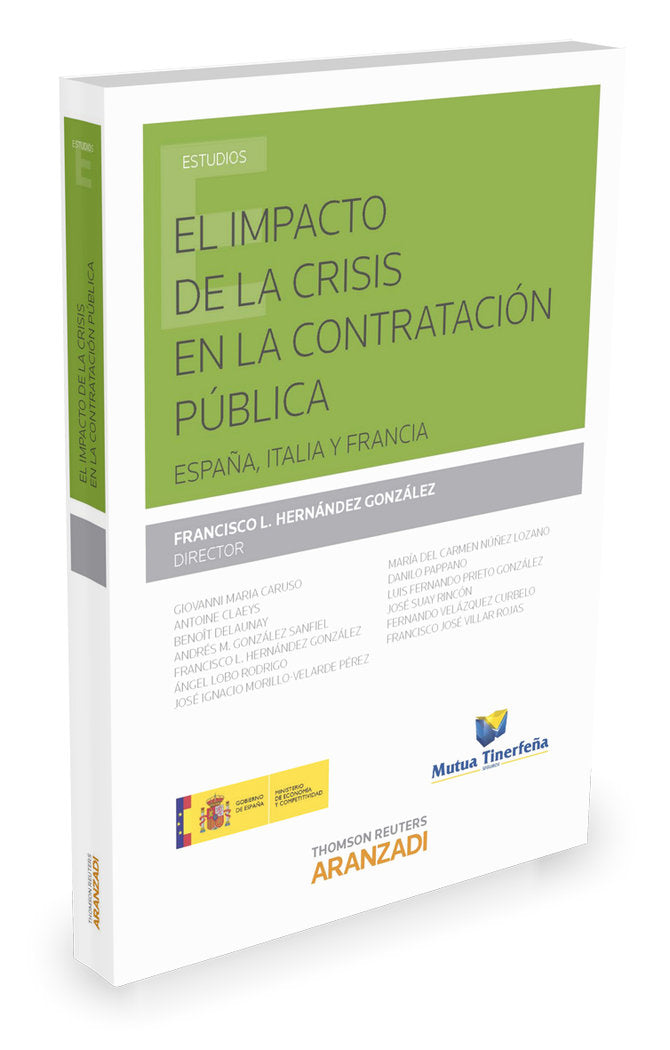 El impacto de la crisis en la contratación pública, de Hernández González, Francisco | portada del libro