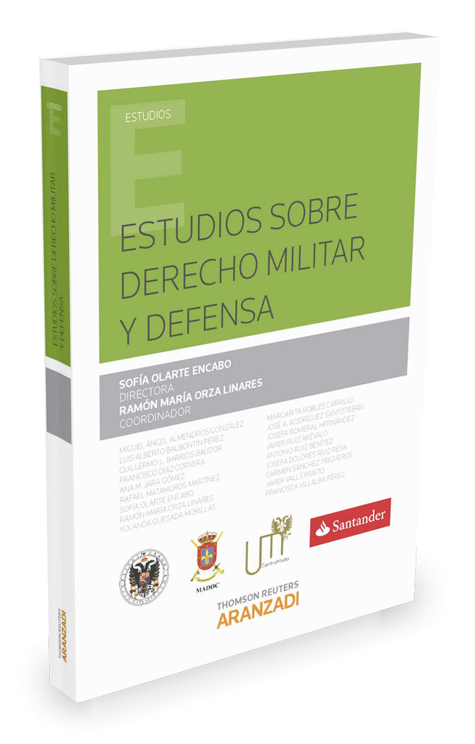 Estudios sobre Derecho Militar y Defensa, de Almendros González, Miguel Ángel | portada del libro