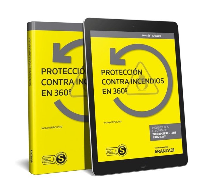 Protección contra incendios en 360º (Papel + e-book), de Riobello, Moisés | portada del libro