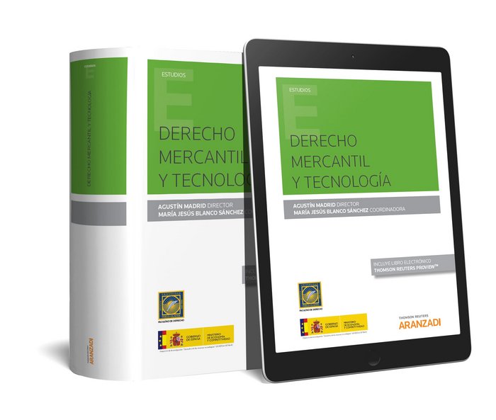 Derecho Mercantil y Tecnología (Papel + e-book), de Blanco Sánchez, María Jesús | portada del libro