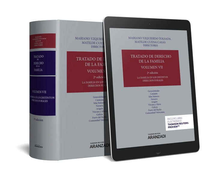Tratado de Derecho de la Familia (Volumen VII) (Papel + e-book), de Cuena Casas, Matilde | portada del libro
