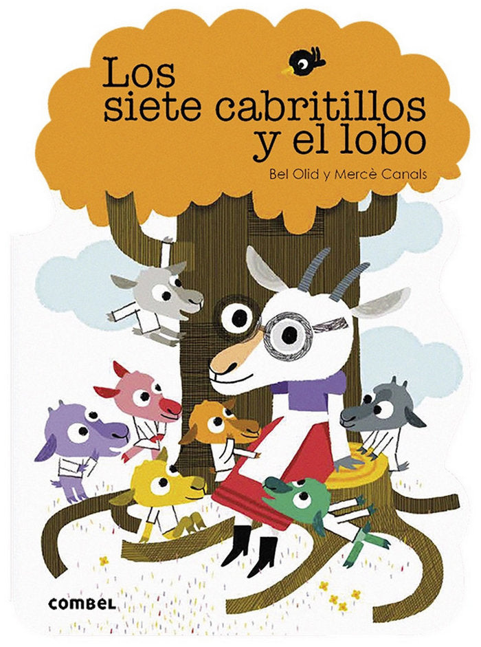 Los siete cabritillos y el lobo, de Olid Baez, Bel | portada del libro