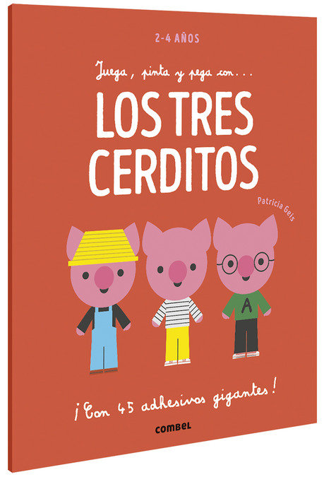 Juega, pinta y pega con... Los tres cerditos, de Geis Conti, Patricia | portada del libro