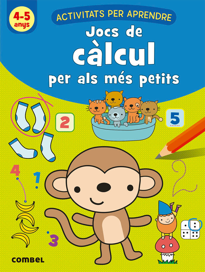 Jocs de càlcul per als més petits (4-5 anys), de van de Leijgraaf , Deborah | portada del libro