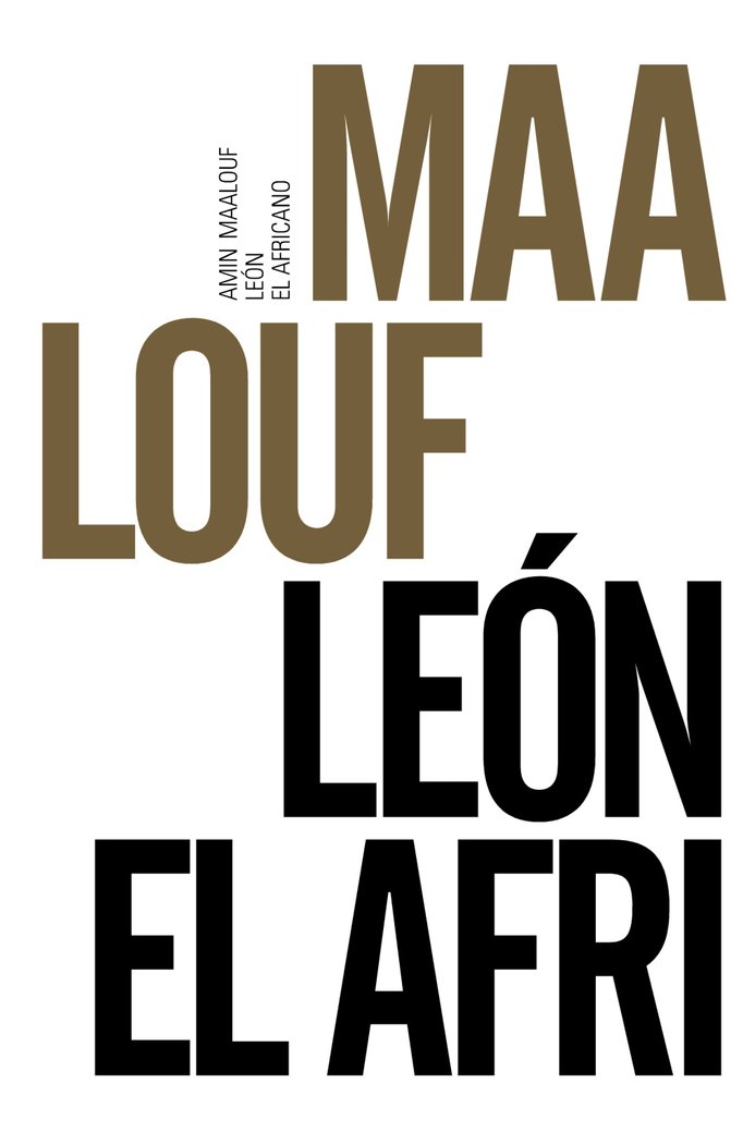 León el Africano, de Maalouf, Amin | portada del libro