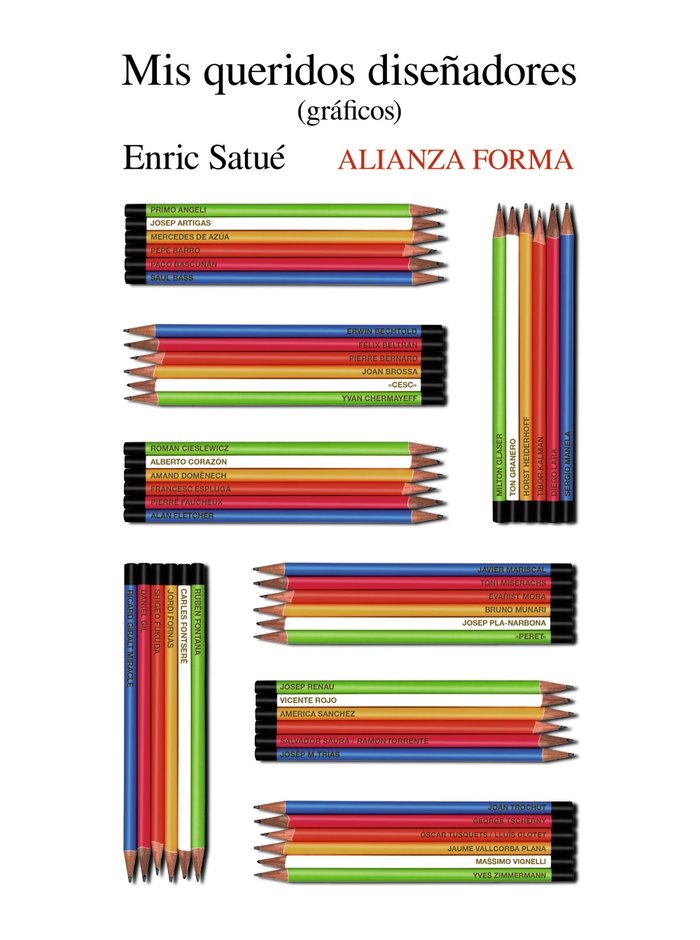 Mis queridos diseñadores (gráficos), de Satué, Enric | portada del libro