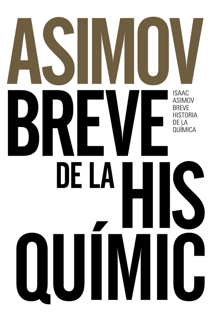 Breve historia de la química, de Asimov, Isaac | portada del libro