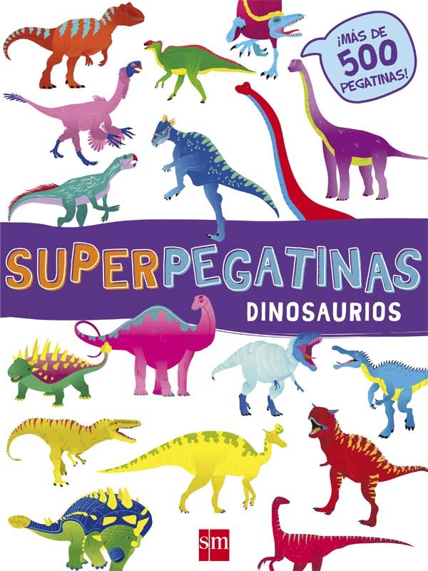 Superpegatinas Dinosaurios, de Libri, De Agostini | portada del libro