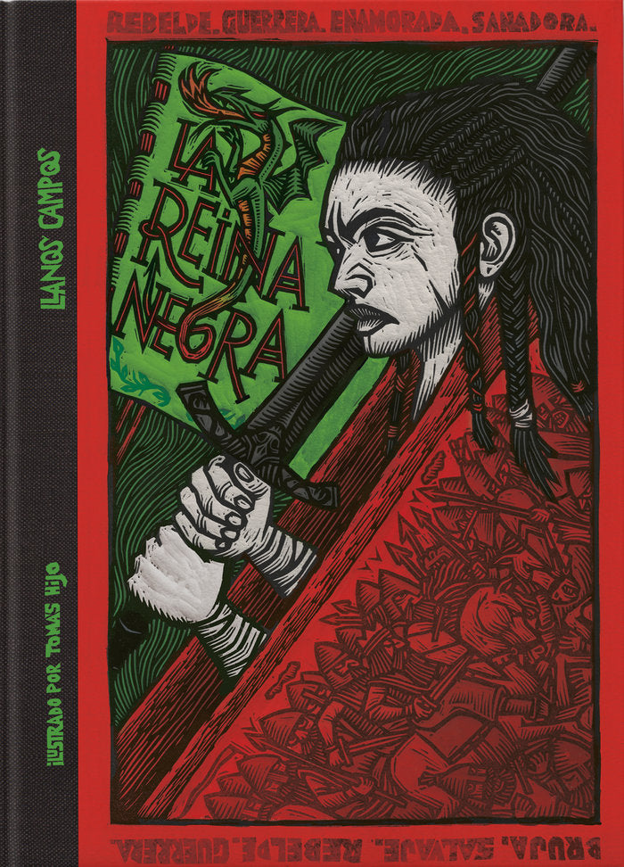 La Reina Negra, de Campos Martínez, Llanos | portada del libro